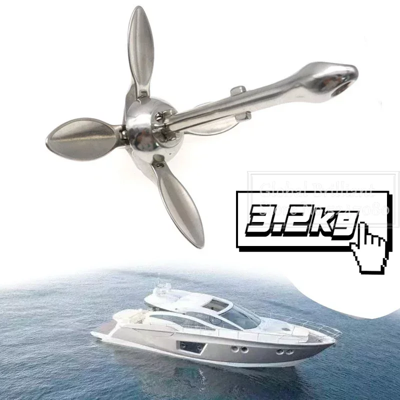 보트 스테인레스 스틸 다리미 금속 앵커, 보트 카약 딩 - Fishing Kayak Anchor 리뷰 및 가격