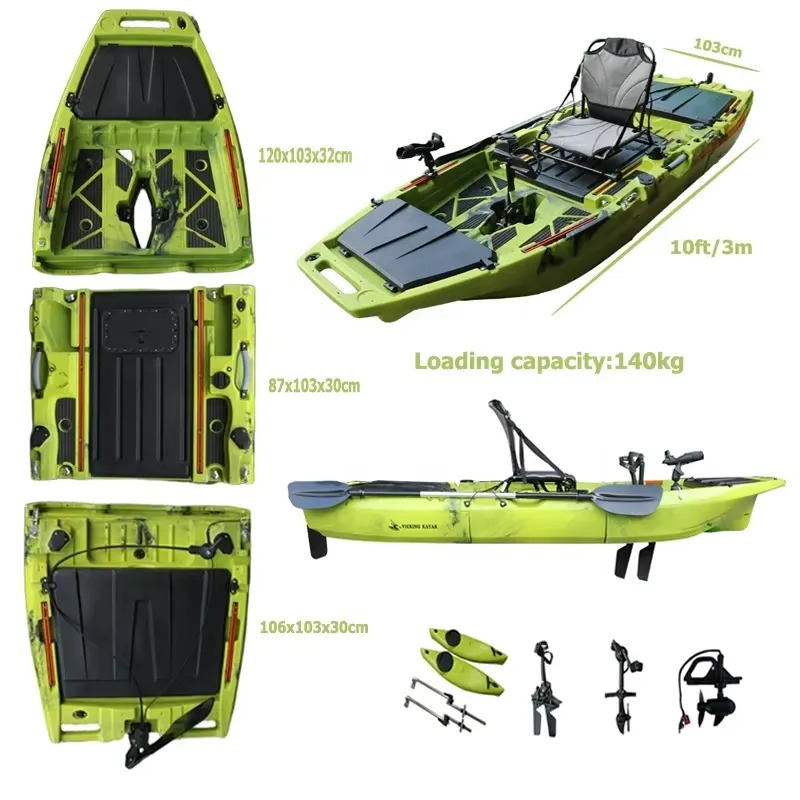10피트 핀 프로펠러 페달 드라이브 카약 모듈식 솔로  - Fishing Kayak Pedal Drive 리뷰 및 가격