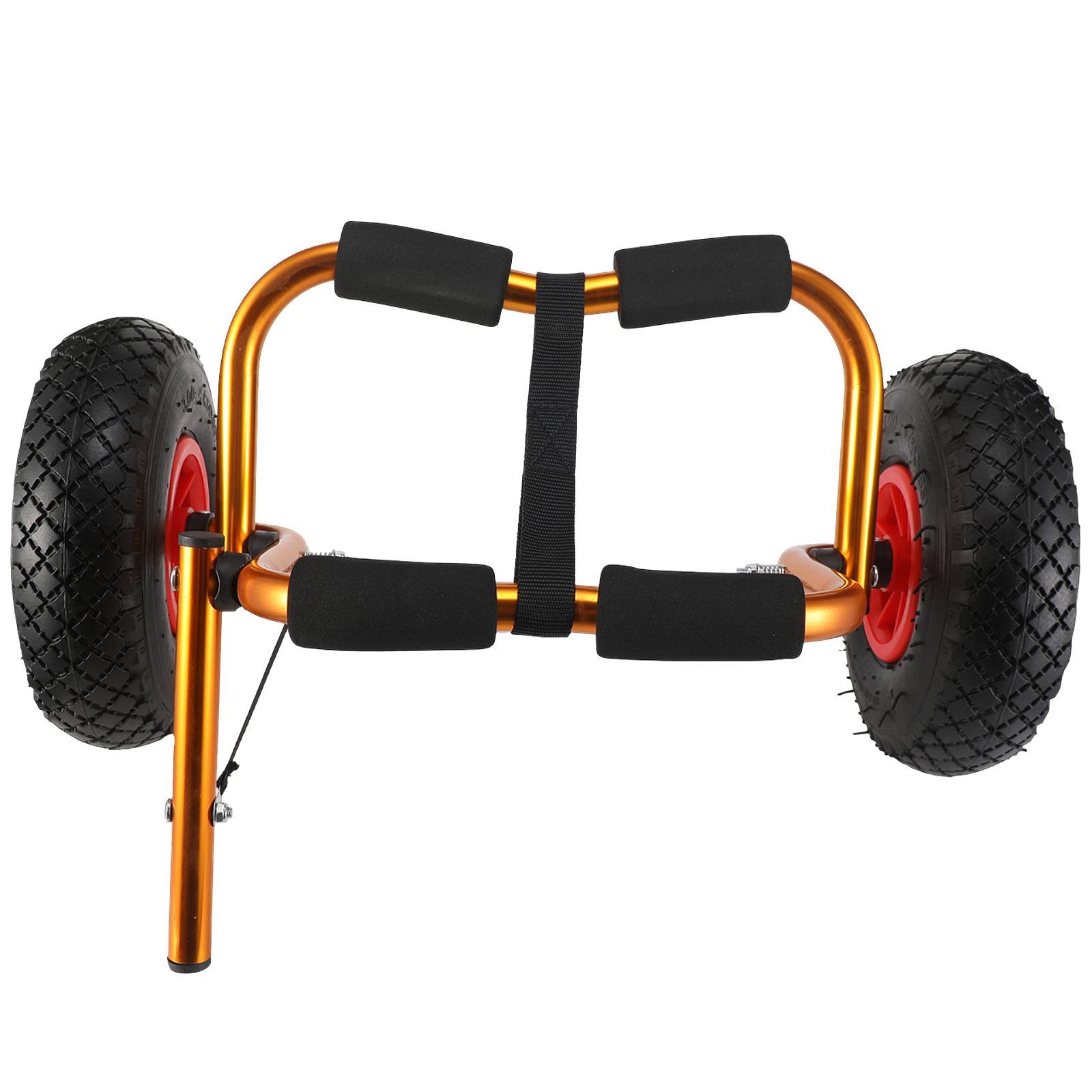 카약 카트 접이식 솔리드 휠 헤비 듀티 알루미늄 합금  - Fishing Kayak Cart 리뷰 및 가격